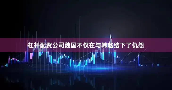 杠杆配资公司魏国不仅在与韩赵结下了仇怨