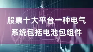 股票十大平台一种电气系统包括电池包组件