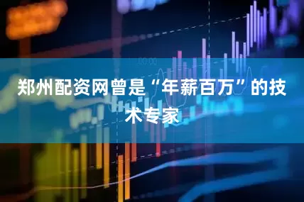 郑州配资网曾是“年薪百万”的技术专家