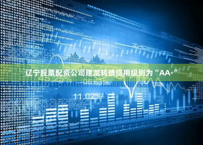 辽宁股票配资公司建龙转债信用级别为“AA-”